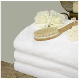 BATH TOWEL CAMELOT WHITE 27x56 17#
